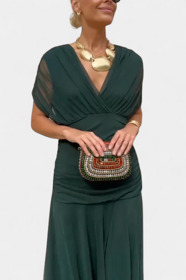 Hana | Sunset Drape Summer Dress