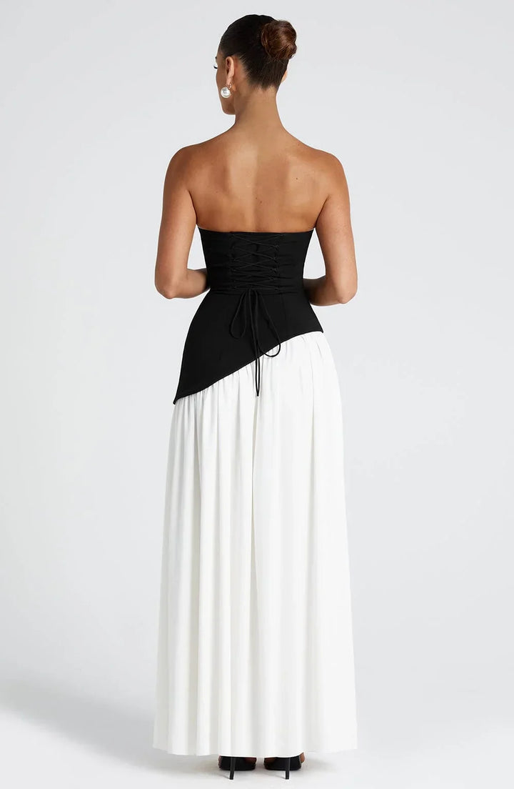 Aurelia | Sculpted Grace Maxi Dress