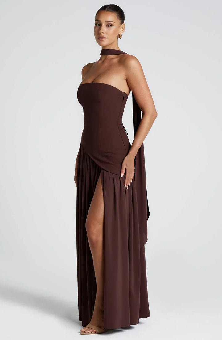 Aurelia | Sculpted Grace Maxi Dress