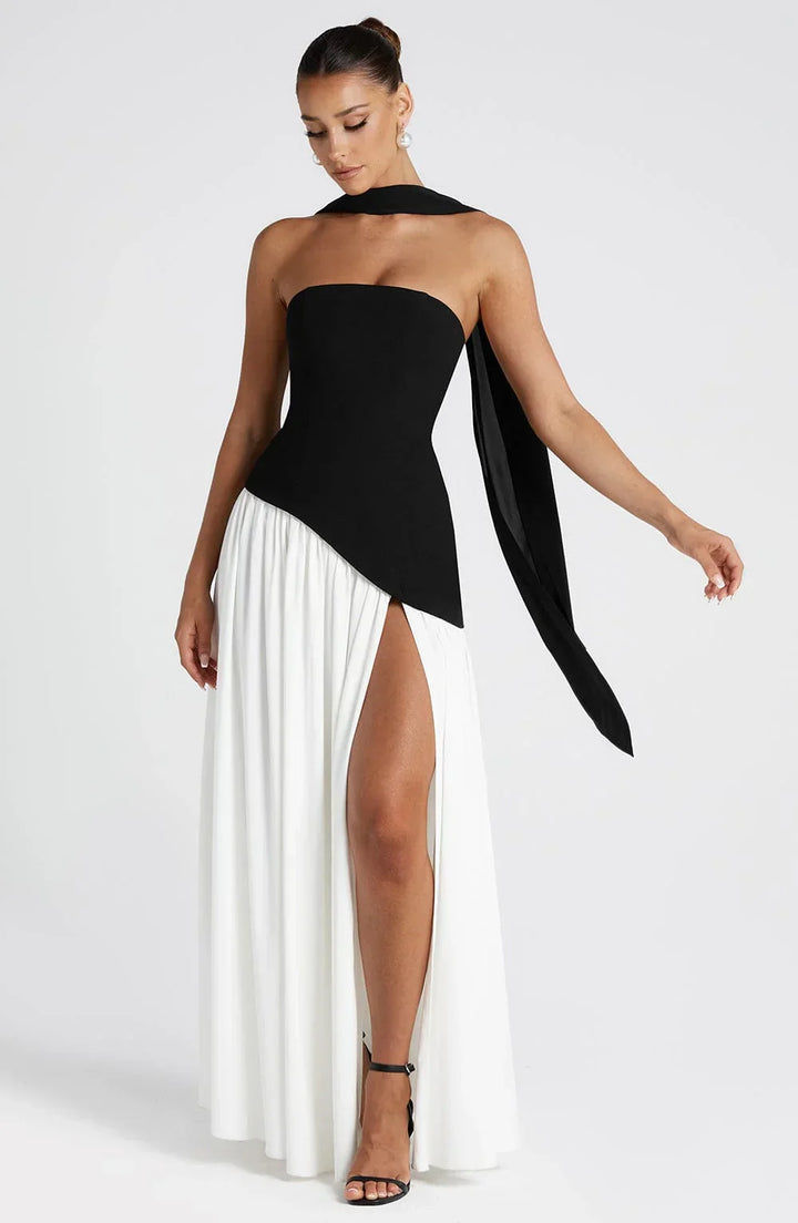 Aurelia | Sculpted Grace Maxi Dress