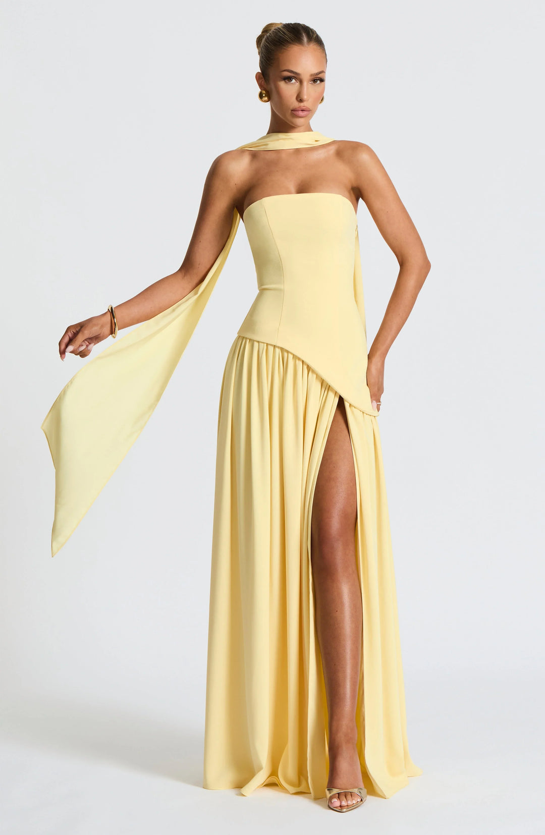 Aurelia | Sculpted Grace Maxi Dress
