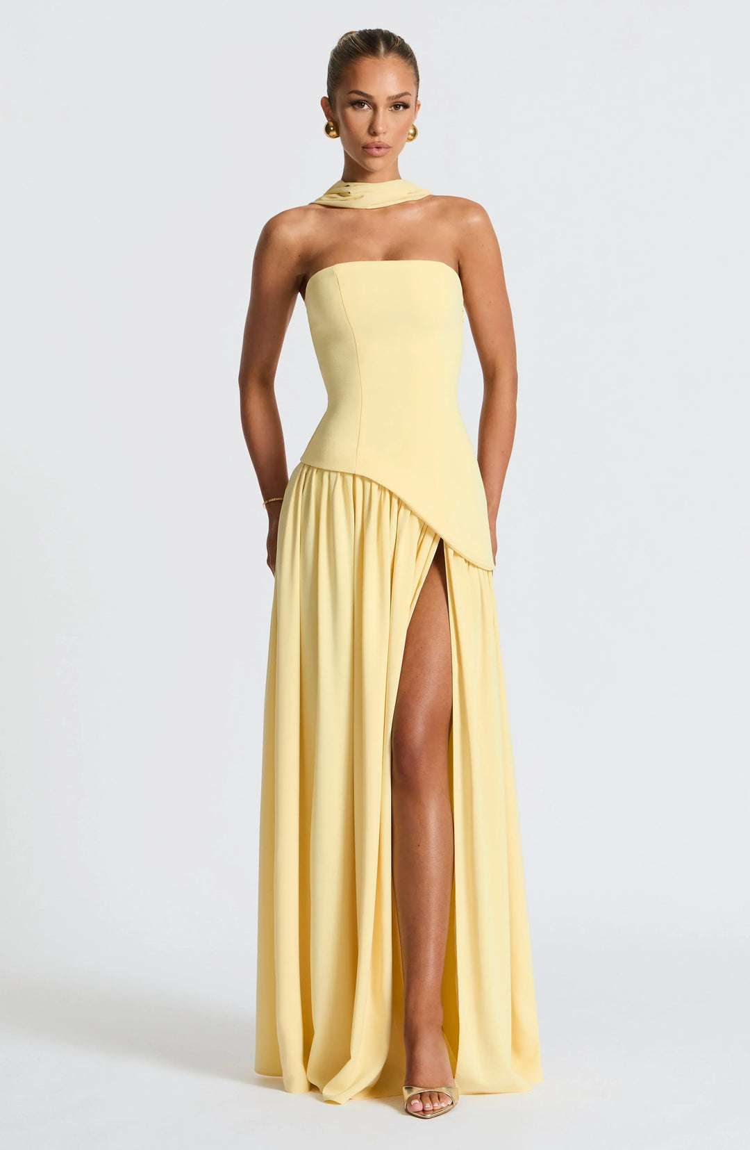 Aurelia | Sculpted Grace Maxi Dress