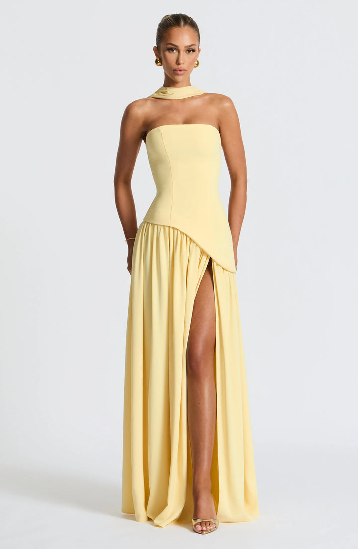 Aurelia | Sculpted Grace Maxi Dress