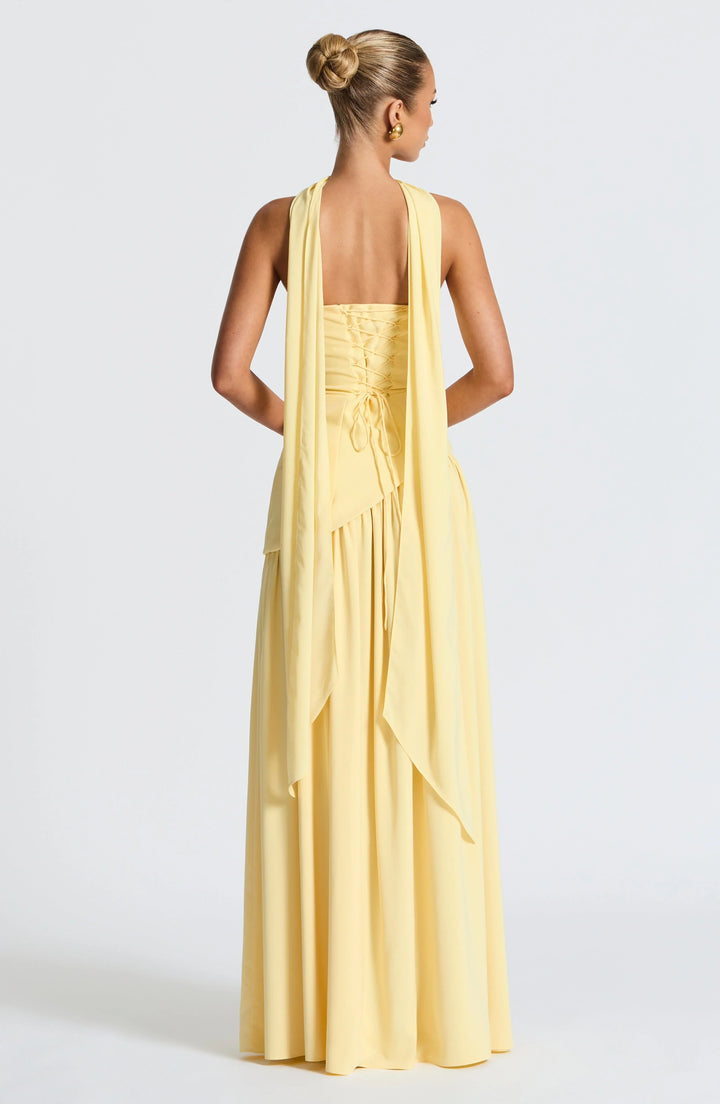 Aurelia | Sculpted Grace Maxi Dress