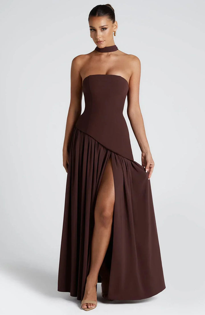Aurelia | Sculpted Grace Maxi Dress