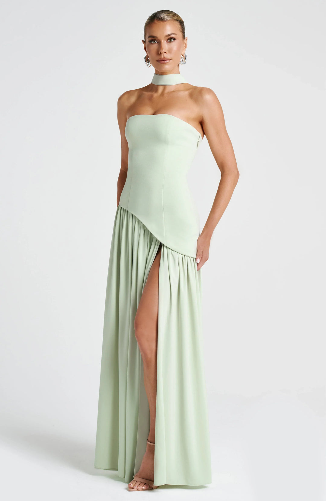 Aurelia | Sculpted Grace Maxi Dress