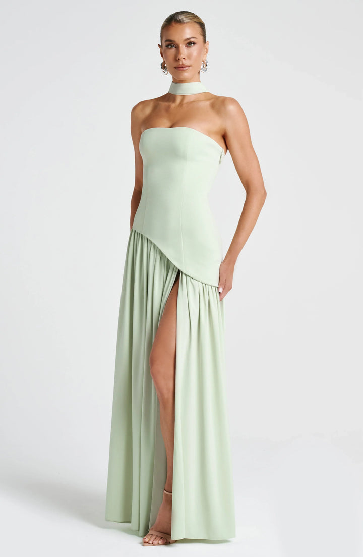 Aurelia | Sculpted Grace Maxi Dress