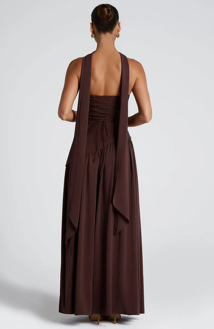 Aurelia | Sculpted Grace Maxi Dress
