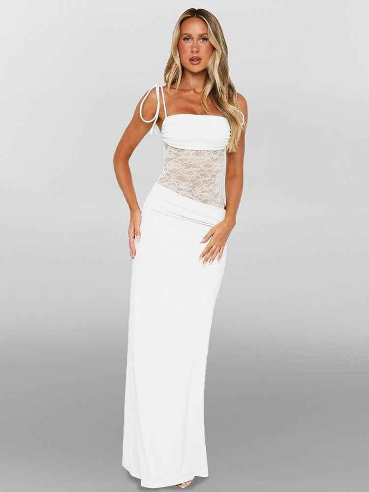 Sarina | Lace Whisper Maxi Dress