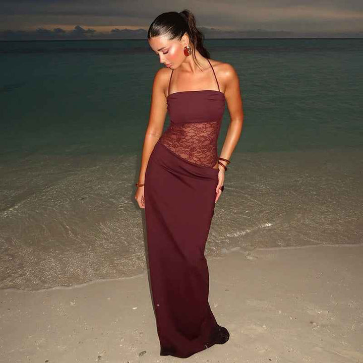 Sarina | Lace Whisper Maxi Dress