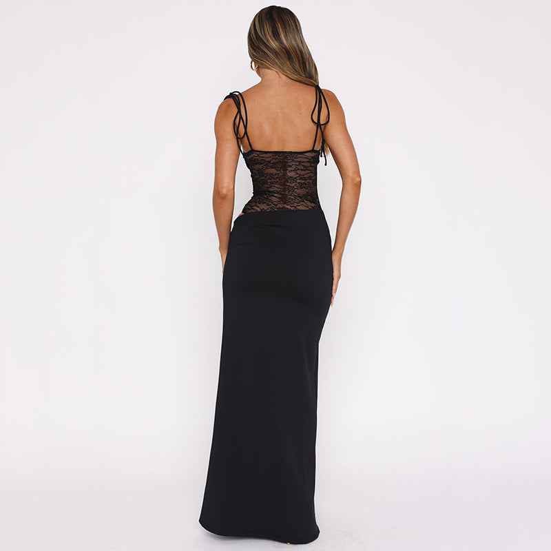 Sarina | Lace Whisper Maxi Dress