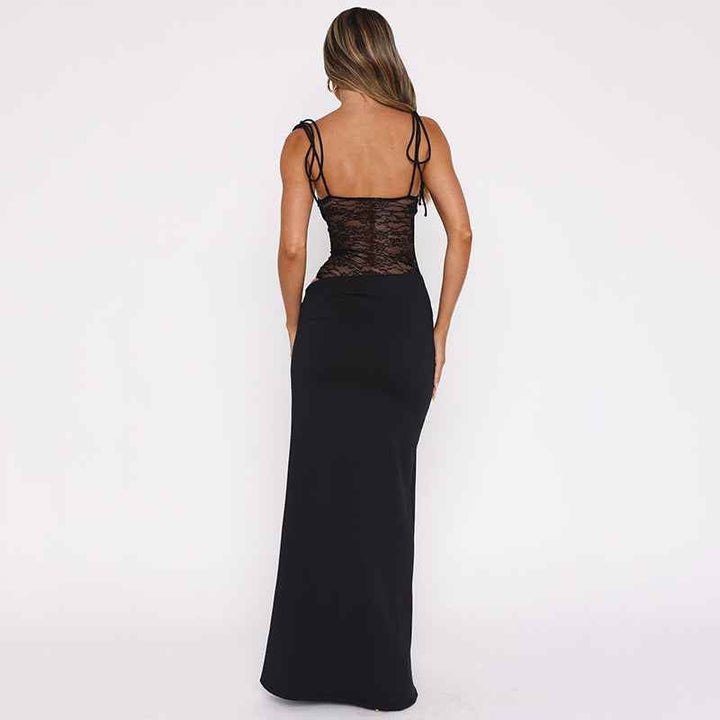 Sarina | Lace Whisper Maxi Dress