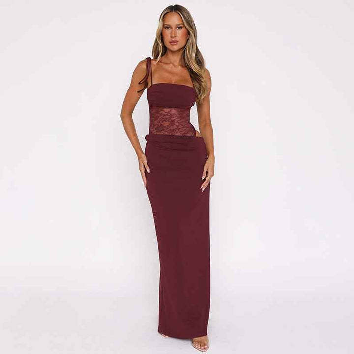 Sarina | Lace Whisper Maxi Dress