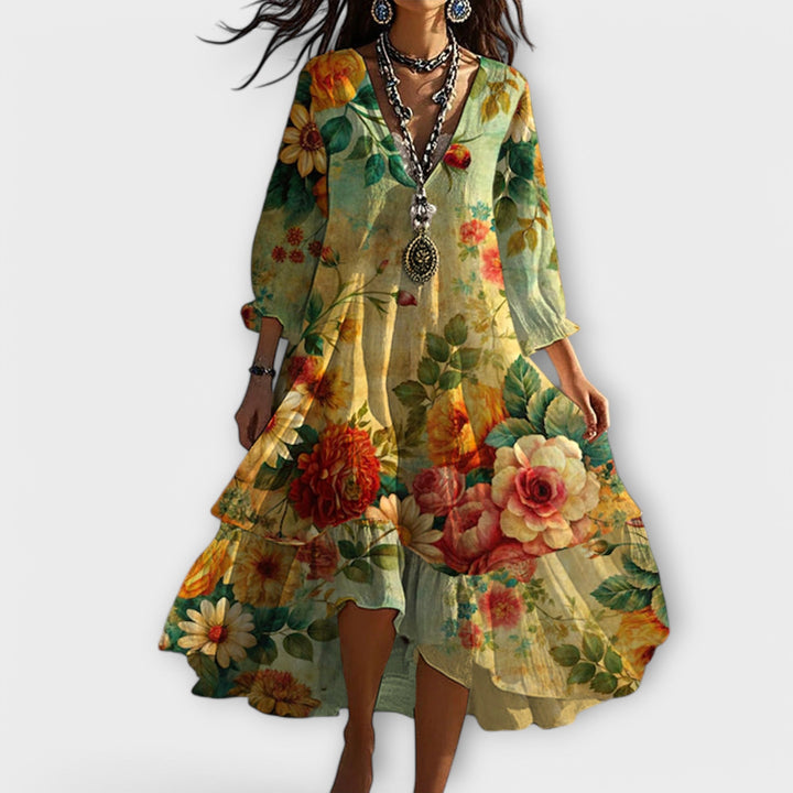 Carmen | Petal Breeze Summer Dress